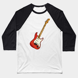 Electric Guitar Baseball T-Shirt